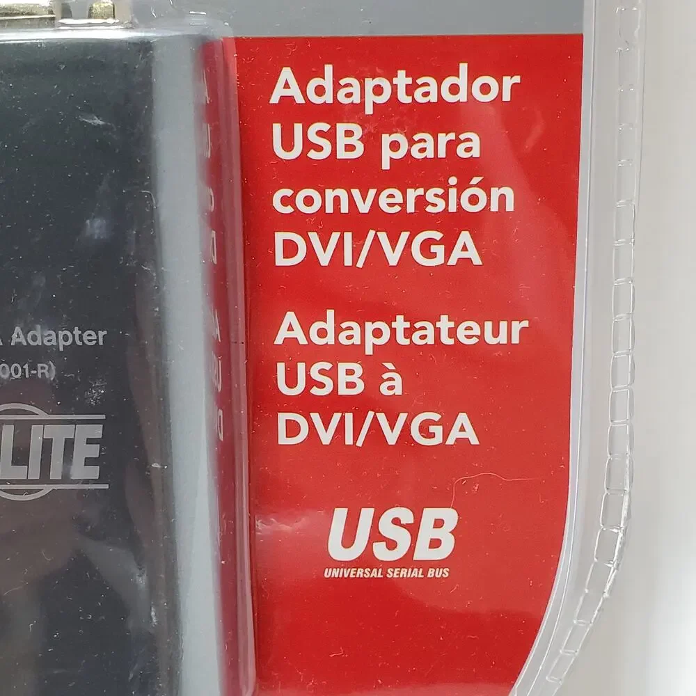 Tripp-Lite Adapter Notables USB to DVI/VGA 512 MB Memory New